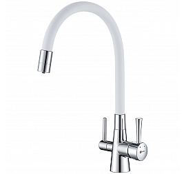 Смеситель для кухни Lemark Comfort LM3075C-White