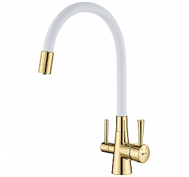 Смеситель для кухни Lemark Comfort LM3075G-White