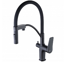 Смеситель для кухни Lemark Bronx LM3761BL