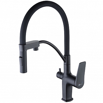 Смеситель для кухни Lemark Bronx LM3761BL