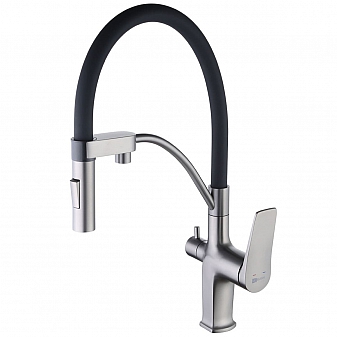 Смеситель для кухни Lemark Bronx LM3761GM