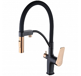 Смеситель для кухни Lemark Bronx LM3761BLR