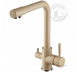 Смеситель для кухни Акватон Руан 1AX004FCXX220 песочный