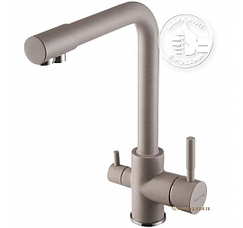 Смеситель для кухни Акватон Руан 1AX004FCXX250 серый шелк