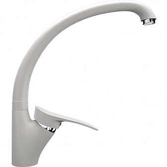 Смеситель для кухни Ulgran U-001 молочный