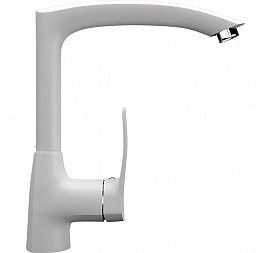 Смеситель для кухни Ulgran U-005 молочный