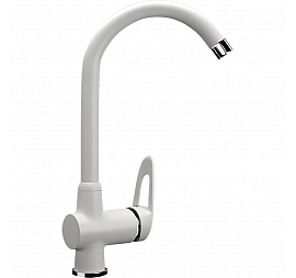 Смеситель для кухни Ulgran U-006 молочный