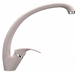 Смеситель для кухни Ulgran U-007 светло-розовый