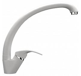 Смеситель для кухни Ulgran U-007 молочный