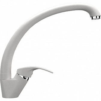 Смеситель для кухни Ulgran U-007 молочный