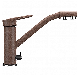 Смеситель для кухни Ulgran U-010 терракот