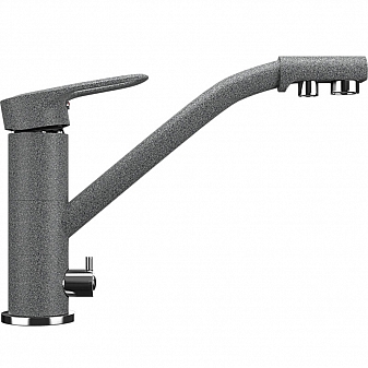 Смеситель для кухни Ulgran U-010 темно-серый