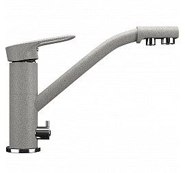 Смеситель для кухни Ulgran U-010 серый