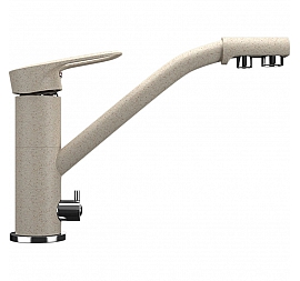 Смеситель для кухни Ulgran U-010 бежевый