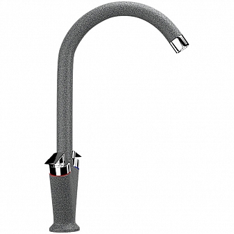 Смеситель для кухни Ulgran U-011 темно-серый