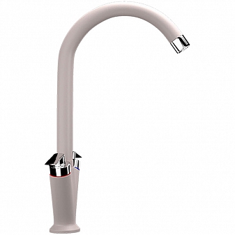 Смеситель для кухни Ulgran U-011 светло-розовый