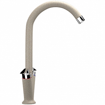 Смеситель для кухни Ulgran U-011 бежевый