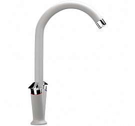 Смеситель для кухни Ulgran U-011 молочный