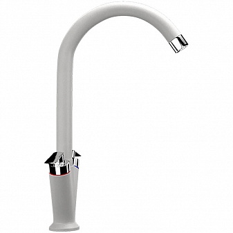 Смеситель для кухни Ulgran U-011 молочный