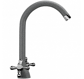 Смеситель для кухни Ulgran U-012 темно-серый