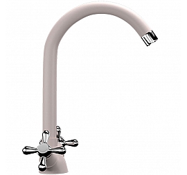 Смеситель для кухни Ulgran U-012 светло-розовый