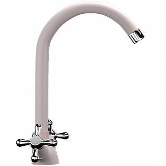 Смеситель для кухни Ulgran U-012 светло-розовый