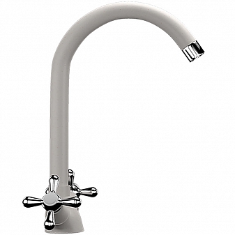 Смеситель для кухни Ulgran U-012 белый