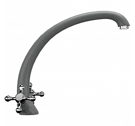 Смеситель для кухни Ulgran U-013 темно-серый