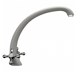 Смеситель для кухни Ulgran U-013 серый