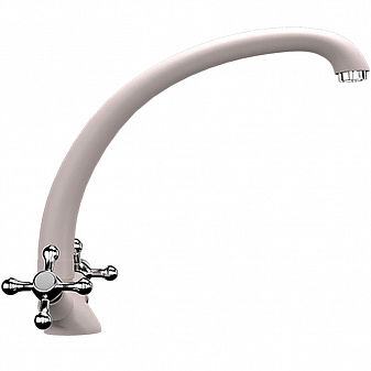 Смеситель для кухни Ulgran U-013 светло-розовый