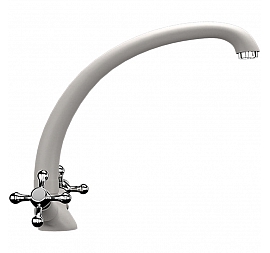 Смеситель для кухни Ulgran U-013 белый