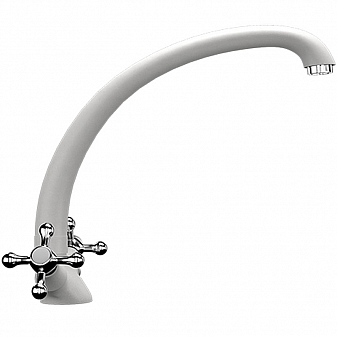 Смеситель для кухни Ulgran U-013 молочный