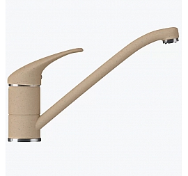 Смеситель для кухни Polygran Низкий бежевый