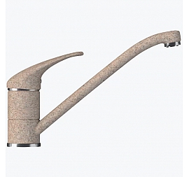 Смеситель для кухни Polygran Низкий песочный