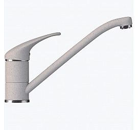 Смеситель для кухни Polygran Низкий серый