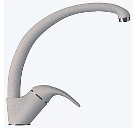 Смеситель для кухни Polygran Высокий серый