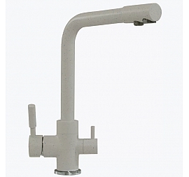 Смеситель для кухни Polygran Высокий Дуо серый