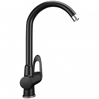 Смеситель для кухни Ulgran U-006 ультра-черный