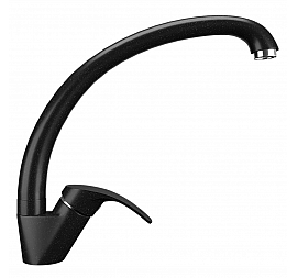 Смеситель для кухни Ulgran U-007 ультра-черный