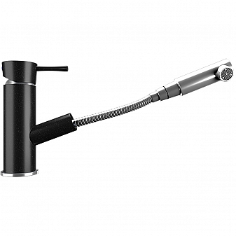 Смеситель для кухни Ulgran U-009 ультра-черный