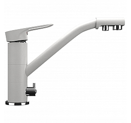 Смеситель для кухни Ulgran U-010 ультра-белый