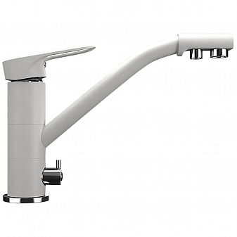 Смеситель для кухни Ulgran U-010 ультра-белый