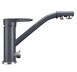 Смеситель для кухни Ulgran U-010 антрацит