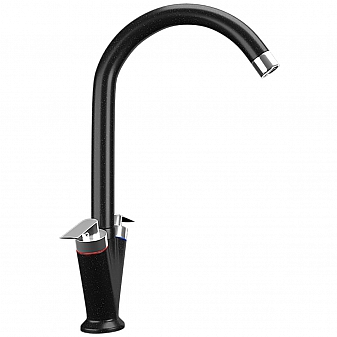 Смеситель для кухни Ulgran U-011 ультра-черный