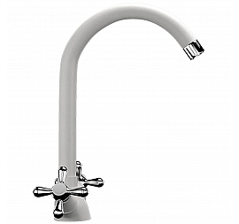 Смеситель для кухни Ulgran U-012 ультра-белый