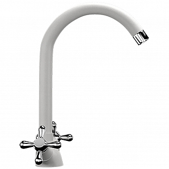 Смеситель для кухни Ulgran U-012 ультра-белый