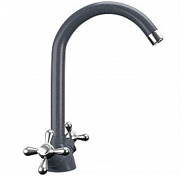 Смеситель для кухни Ulgran U-012 антрацит