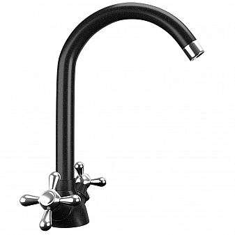 Смеситель для кухни Ulgran U-012 ультра-черный