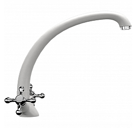 Смеситель для кухни Ulgran U-013 ультра-белый