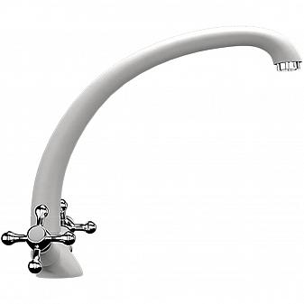 Смеситель для кухни Ulgran U-013 ультра-белый